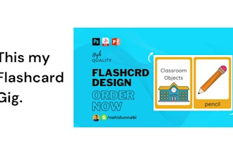 design printable flashcards and kid flashcards