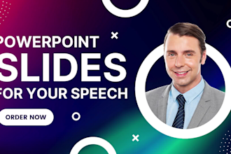 design a powerpoint presentation for your public speaking or conference