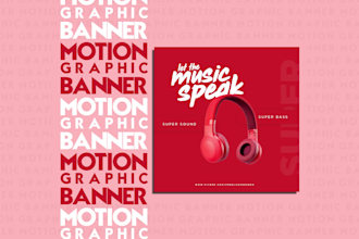 make motion graphic banner ads