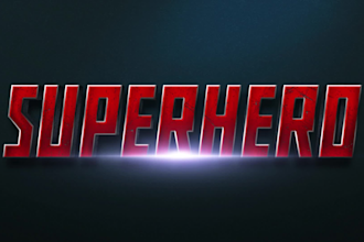 design 3d title logo design for your movie, comic book or game title
