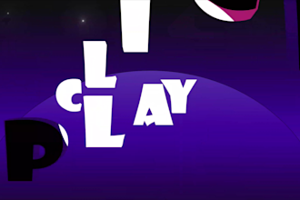 do custom 2d logo animation, youtube intro and outro