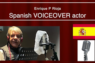 be your voice over in spanish castilian for announcement