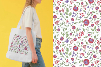 design custom seamless patterns for brands