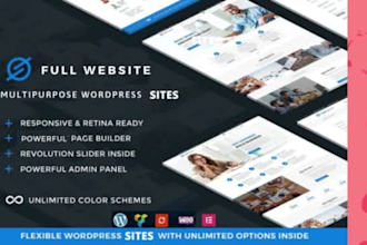 create attractive wordpress website with divi builder, divi theme