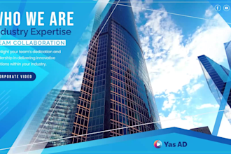 design your modern corporate presentation video like this