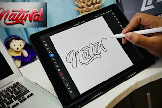 create unique typography, hand drawn, lettering logo design