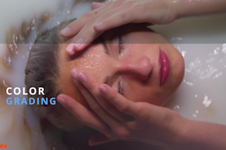 premium color grading and correction to enhance your visuals