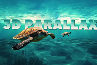 create 3d parallax photo slideshow video