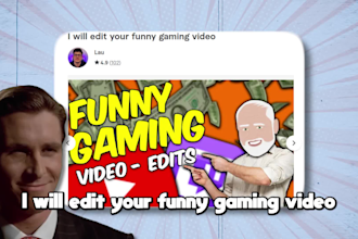 edit your funny gaming video