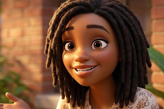 3d ai animated proposal video disney ai pixar style 3d ai pixar style animation