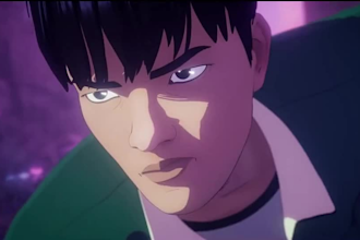 2d music video, 2d cartoon animation, anime,  2d lyrics video animation,