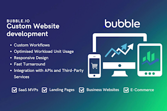 develop bubble io saas and custom bubble web applications