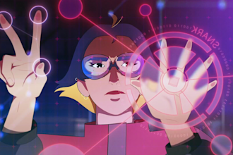 2d animated music video, character animation, cartoon animation, 2d music video