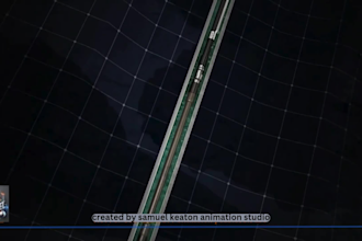 create 3d industrial animation downhole drilling, oil and gas drilling process