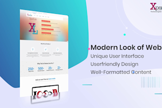 design and develop a responsive website, web application