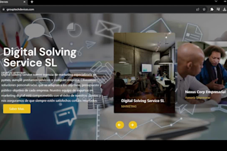 develop intuitive websites, web design or landing pages