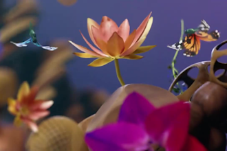 make realistic 3d plant model, cgi plant render, cgi plant animation, 3d flower