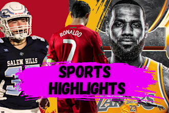edit sports highlights sports video recruitment football basketball