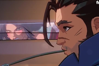 2d animated music video, 2d anime animation, 2d cartoon animation, anime style