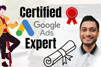 set, optimize, and manage google ads adwords PPC search ads campaign, SEM expert