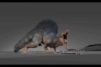 model realistic 3d animal character with fur, xgen, grooming for animation, game