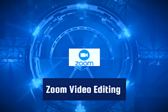 do your zoom interview video editing