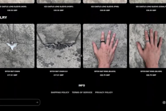 make an animated clothing brand website using shopify