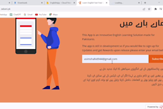 be your front end developer, will do front end development