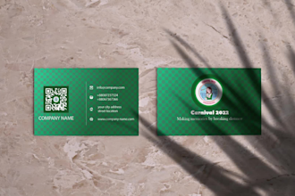 design modern, creative business card, calendar, menu design