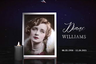 do urgent memorial photo slideshow, funeral slideshow video