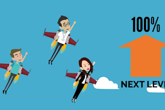 create 2d animated explainer video or sales video