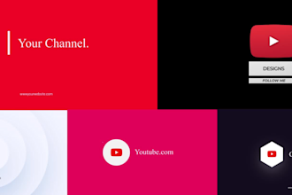 do youtube animation, intros, outros, lower thirds and more