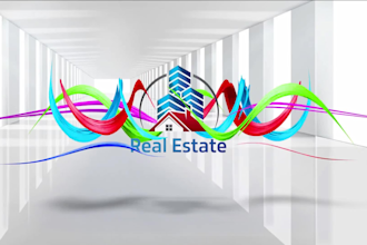 create 3d logo animation or intro video