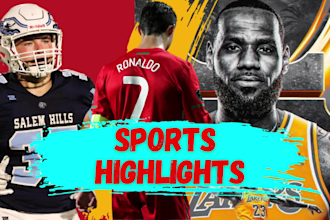 edit sports highlights sports video recruitment football basketball