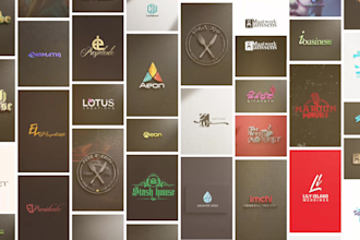design luxurious modern minimalist corporate logo