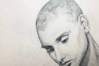 create a custom hand drawn portrait