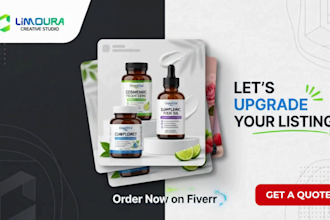 design amazon listing images with infographics
