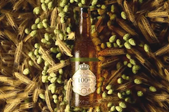 a video animated bottle labels mockup beer, wine
