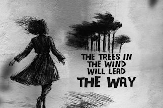 make a hand drawn pencil sketch style lyric video