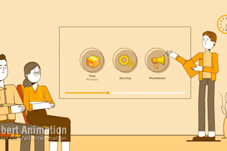 create professional saas explainer video in 2d style
