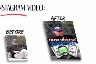 do youtube video edit, instagram reels, facebook videos, tiktok, ads