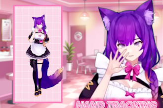 create a premium custom live2d vtuber model with advanced rigging and physics