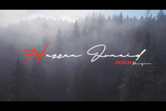 do the animation of your handwritten signature style logo