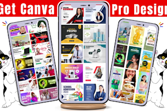 design canva pro templates for your brand, business, ads, or social media