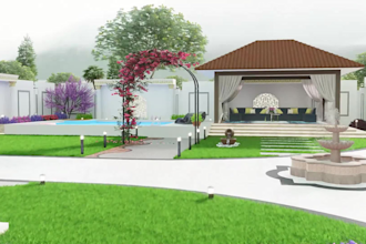 design 3d backyard front yard landscape pool patio pergola