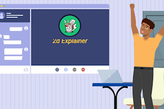 make 2d animation ad for your fiverr gig