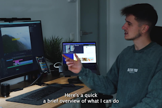 do video editing for youtube in french or english