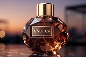create cinematic 4k ai perfume commercial video and 3d perfume bottle animation