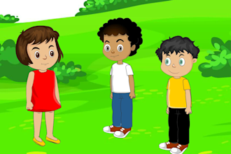 make a 2d cartoon animation 4k video for you