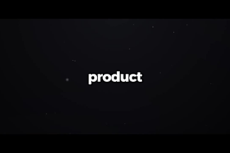create text animation, kinetic typography video, commercial video, after effect